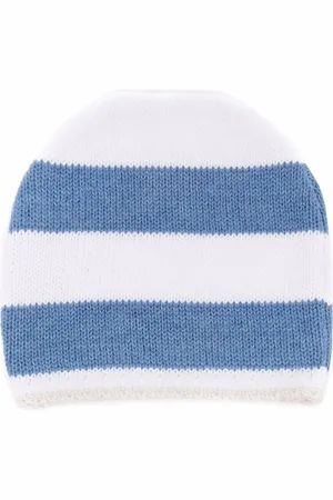 LA STUPENDERIA Gorro de tejido con rayas estampadas