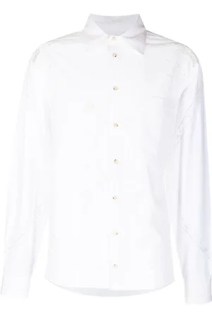 Marine Serre Camisa con bordado floral