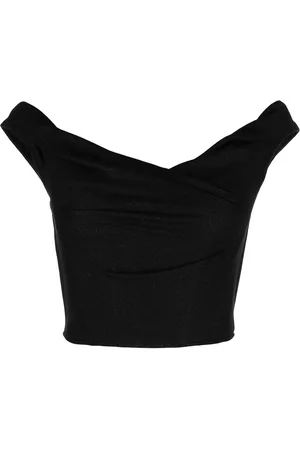 RTA Top corto con cuello desbocado