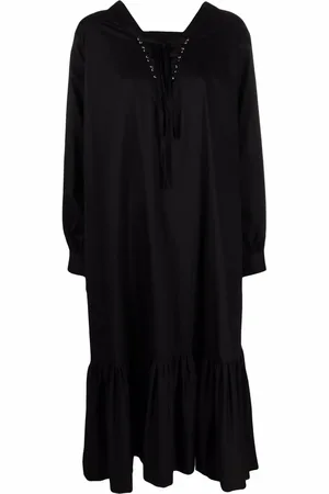 NOIR KEI NINOMIYA Vestido acampanado con agujetas