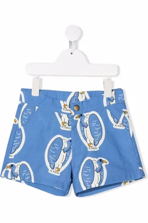 Mini Rodini Shorts con estampado de pingüinos