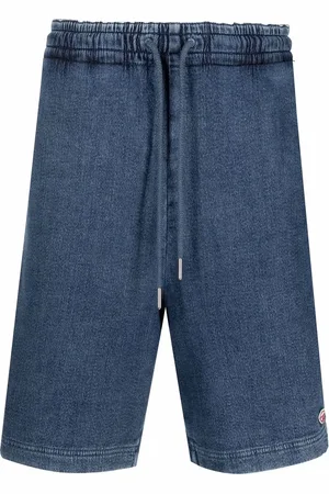 Diesel Shorts de mezclilla con cordones en la pretina