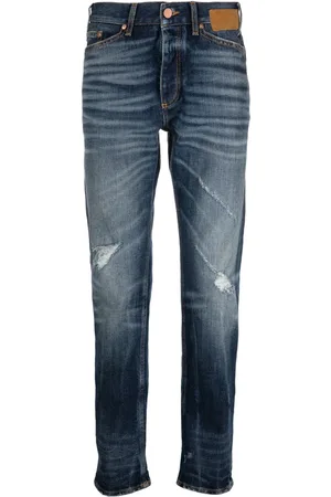 Palm Angels Jeans slim con efecto envejecido