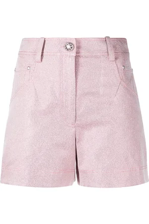 SHIATZY CHEN Shorts de mezclilla con glitter