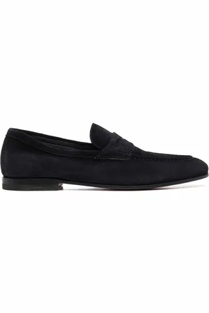 santoni Mocasines slip-on con costuras