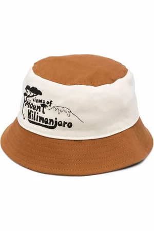 Mini Rodini Gorro con estampado Mount Kilimanjaro