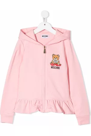 Moschino Hoodie con volantes y logo