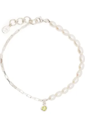 Dower and Hall Pulsera Luna con perla