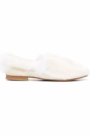 Comme des Garçons Mocasines con ribete de tul