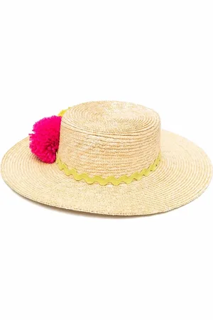 Piccola Ludo Sombrero de verano con detalle de pompón