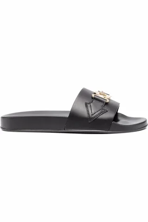 VERSACE Sandalias con placa del logo
