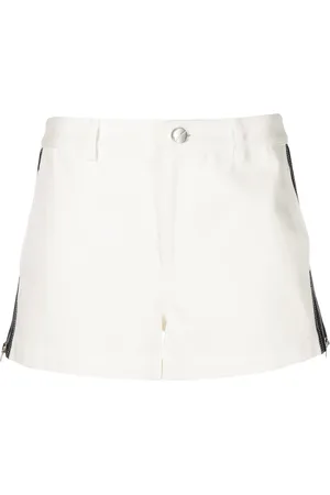 MONSE Shorts de mezclilla con cierres laterales