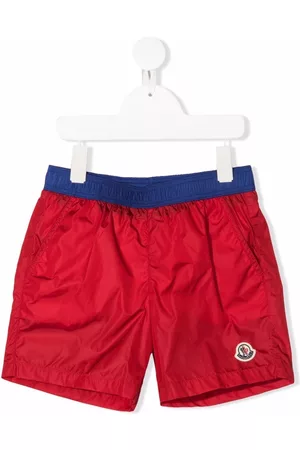 Moncler Shorts de playa con parche del logo