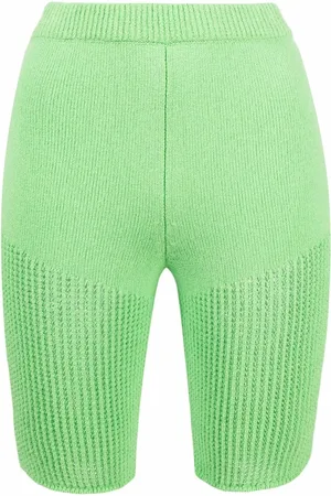 Nanushka Shorts de ciclismo con diseño de crochet