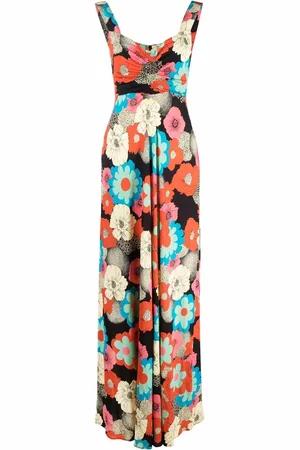 La DoubleJ Vestido largo Lauren con motivo floral