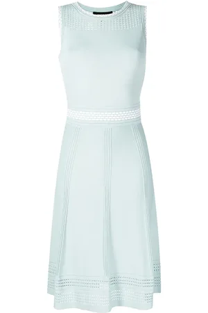 Paule Ka Vestido midi con panel perforado