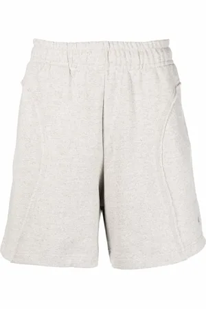 MISBHV Shorts deportivos con bordes sin rematar