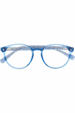 Chiara Ferragni Lentes con armazón redonda y detalle de glitter