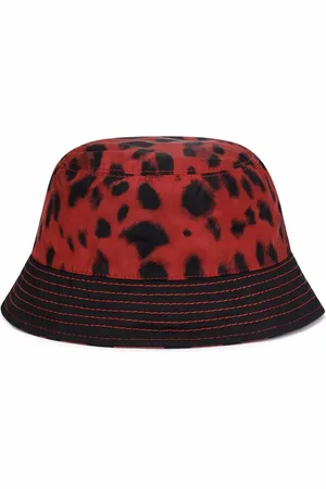Dolce & Gabbana Gorro de pescador con estampado de leopardo