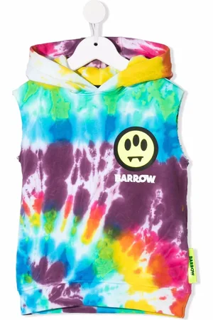 BARROW Hoodie con estampado tie-dye