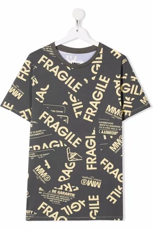 Maison Margiela Playera con estampado frágil