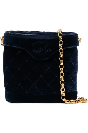 CHANEL Bolsa de hombro Binocular capitonada 1989-1991