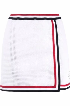 Thom Browne Falda corta con motivo