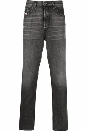 Diesel Jeans rectos con efecto lavado