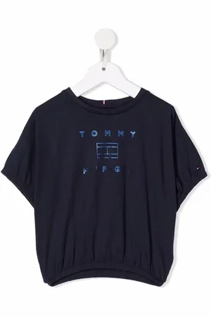 Tommy Hilfiger Playera elástica con logo estampado