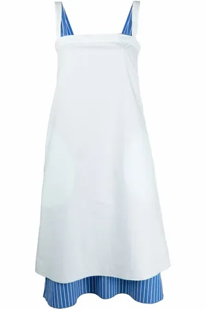 SUNNEI Slip dress con doble capa