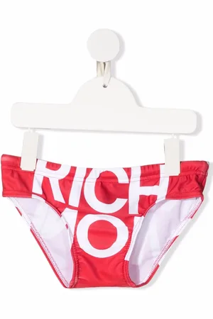 John Richmond Shorts de playa con logo estampado