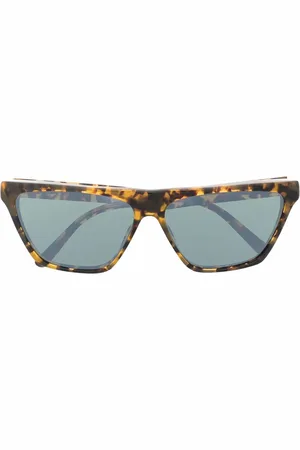 The Attico Lentes de sol con armazón estilo carey