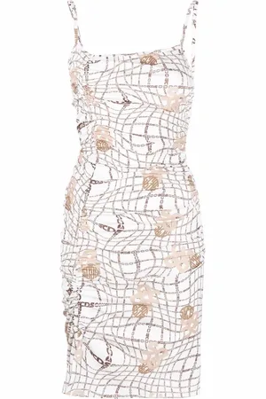 GCDS Vestido con tiras y logo