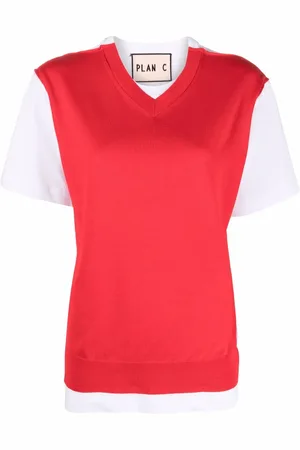 Plan C Playera con paneles en contraste