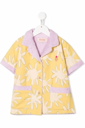 The Animals Observatory Playera tipo polo con sol estampado