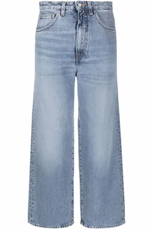 Totême Jeans anchos con tiro alto