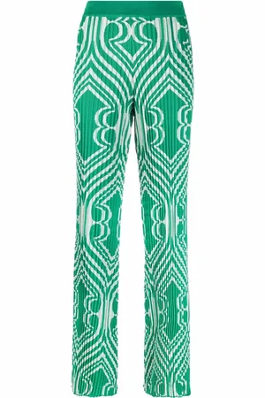 Etro Pantalones con pinzas en jacquard