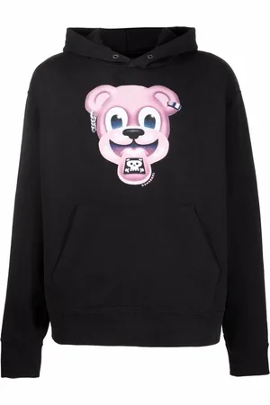 DOMREBEL Hoodie con dibujo estampado