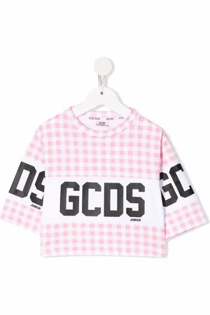 GCDS Top a cuadros gingham