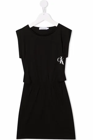 Calvin Klein Vestido sin mangas con logo estampado