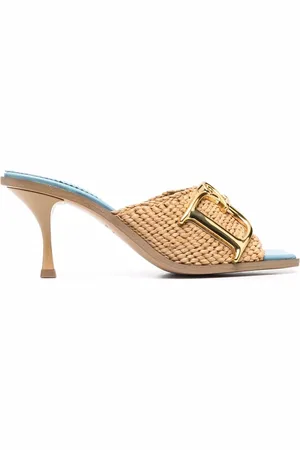 Dsquared2 Mules con placa del logo