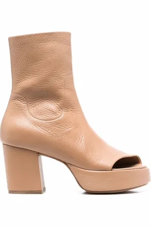 MARSÈLL Botines Plabo de puntera abierta con tacón de 80mm