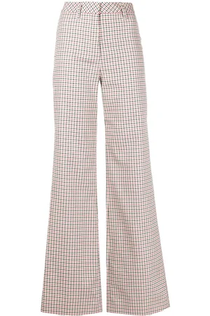Cubus Pantalones acampanados a cuadros