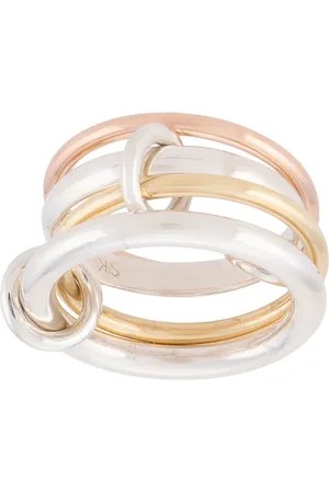 SPINELLI KILCOLLIN Anillo Hyacinth en oro rosa y amarillo de 18kt y plata de ley con 4 eslabones