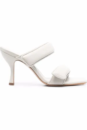 Gia Borghini Mules cuero con doble tira
