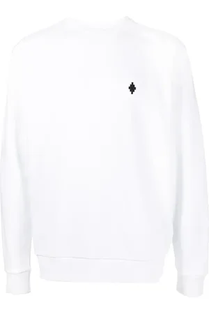 MARCELO BURLON Sudadera con logo bordado