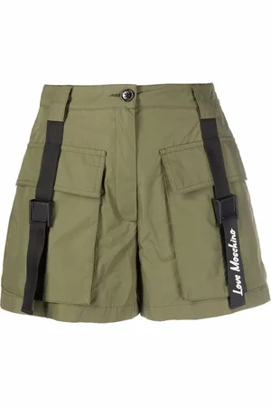 Moschino Shorts con banda y logo
