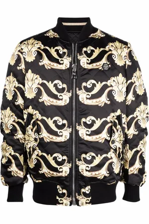 Philipp Plein Chamarra bomber con estampado Gothic