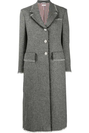 Thom Browne Abrigo con rayas RWB