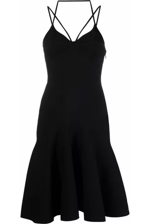 Alexander McQueen Vestido corto con volante